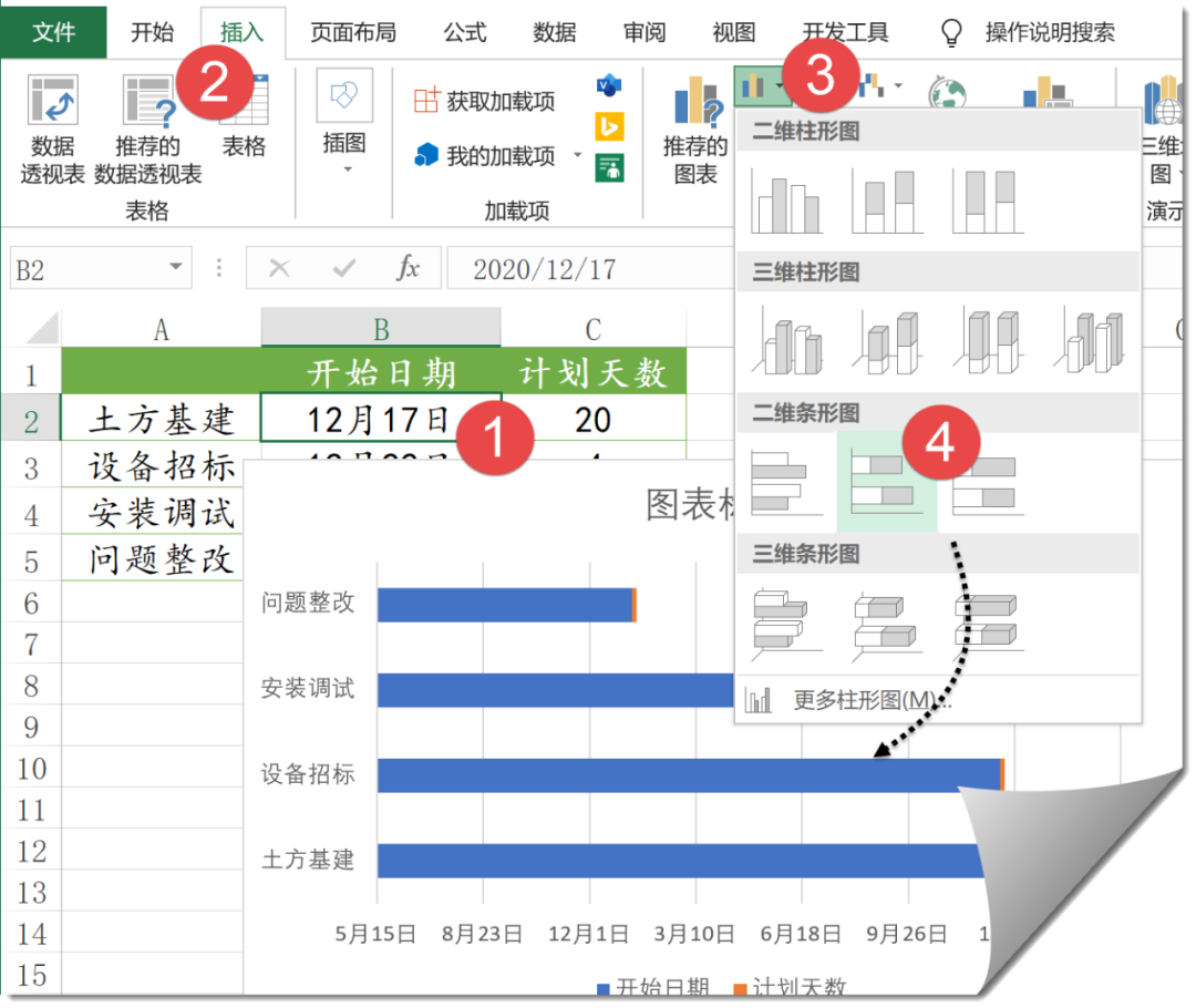 ​快速生成项目进度图，能生不生，后悔一生