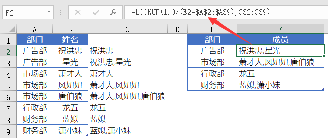 二分钟，把数据合并到一个单元格