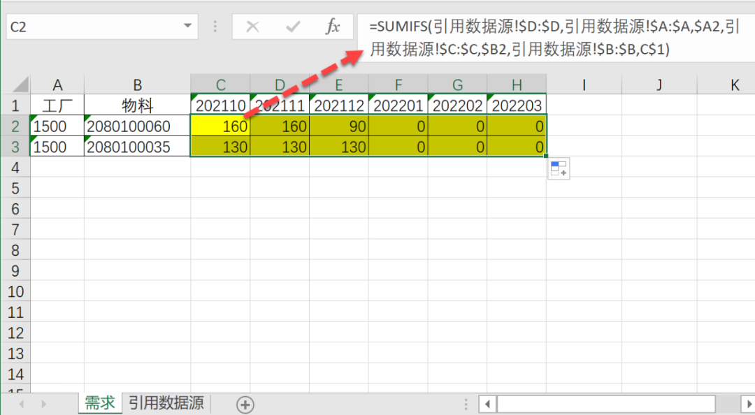 比LOOKUP还简单的多条件查找函数：SUMIFS！