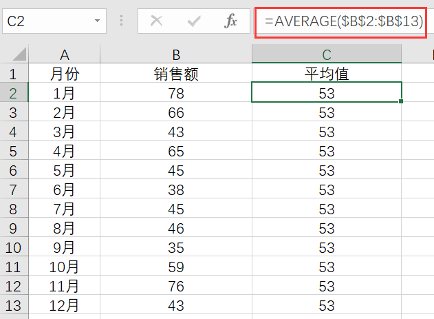 Excel制作带平均值线的柱形图，一目了然！