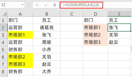 Vlookup函数一对多查询的小技巧！