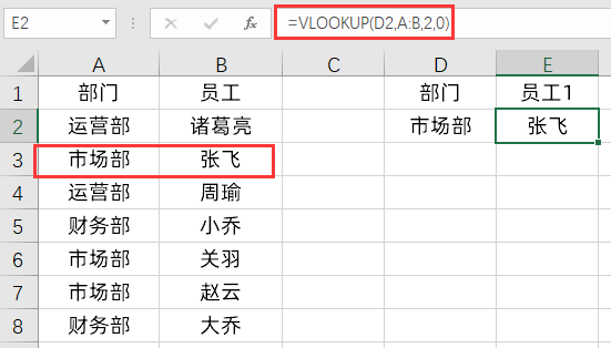 Vlookup函数一对多查询的小技巧！