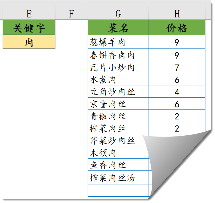 按关键字提取数据，两个公式随你挑