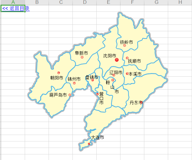 Excel可编辑可分色的中国地图（省、市、县）、世界地图模板！