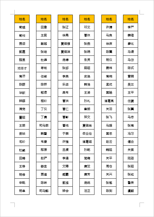 如何将又细又长的表格，打印在一张纸上？