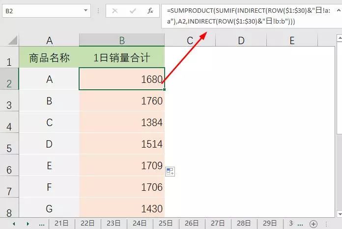 瞬间搞定一月数据汇总！这个Excel求和公式太牛了