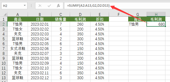 按条件求和的6种方法，你最喜欢哪个？