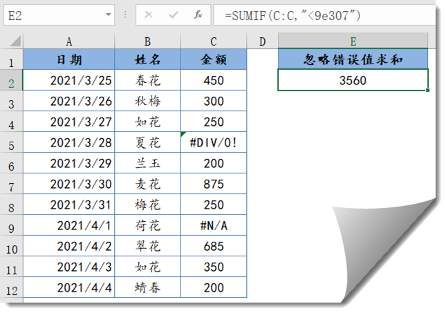 SUMIF函数的9种用法，你会几种？