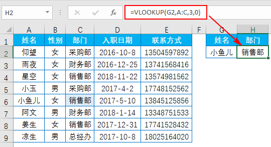 Excel教程：史上最好最全的VLOOKUP函数教程