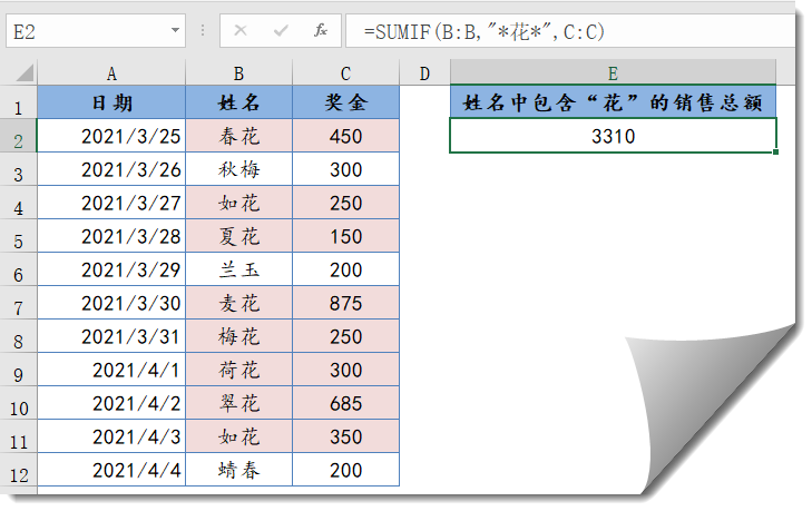 SUMIF函数的9种用法，你会几种？