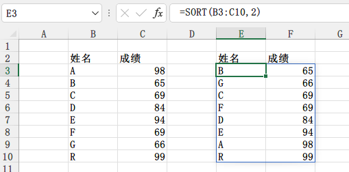 Excel教程：排序函数详解