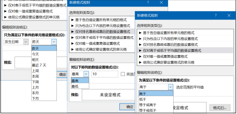 认识条件格式