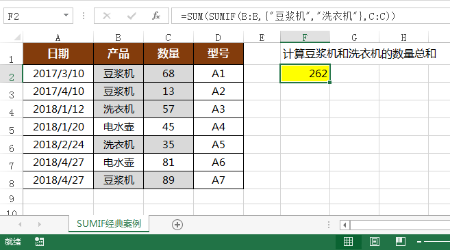 Excel教程：SUMIF函数媲美“大众情人VLOOKUP”