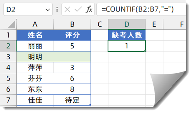 COUNTIF函数的几个典型应用