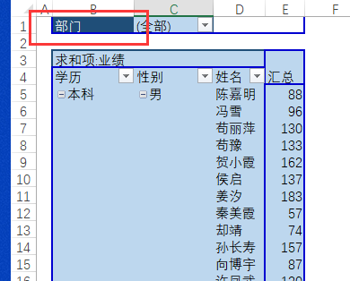 Excel教程：自定义透视表样式详解