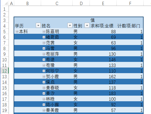 Excel教程：自定义透视表样式详解