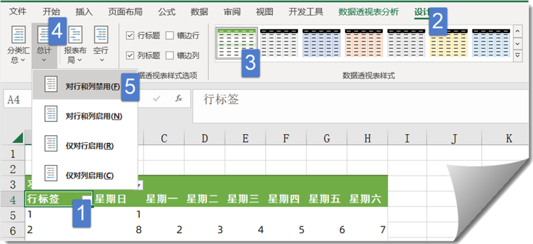 五分钟，用数据透视表做一个简易日历