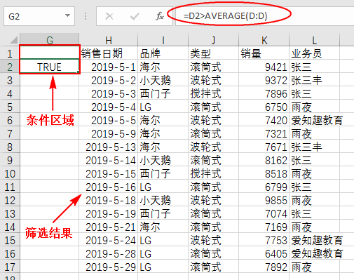 Excel教程：十个案例带你领略excel高级筛选的风采 Excel神技能