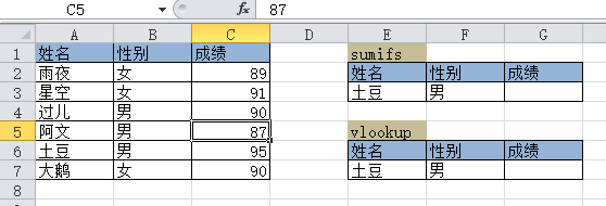 Excel教程：sumifs竟然比vlookup好用，耐思！