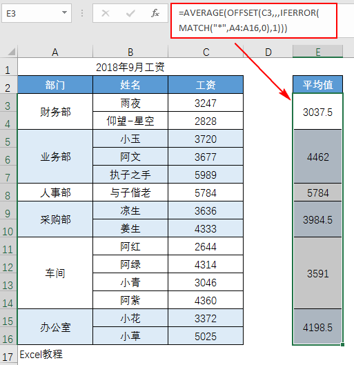 Exce教程：最全合并单元格问题集（建议收藏）