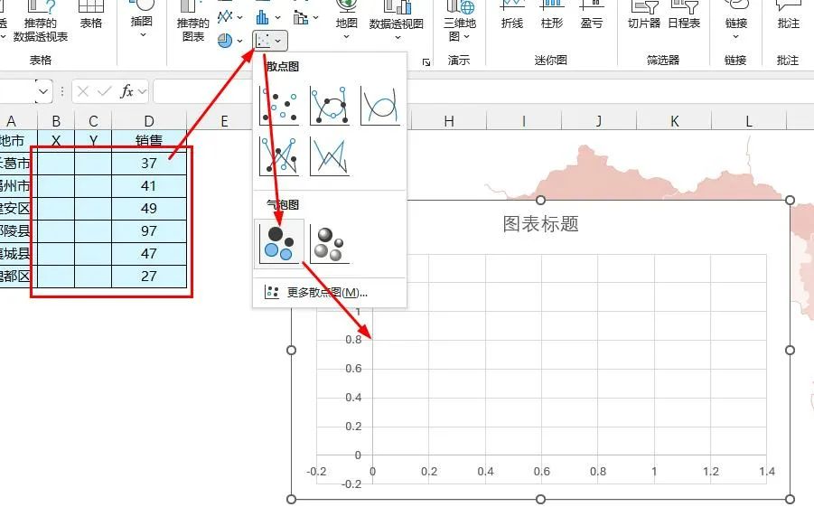 Excel数据地图的做法，再不收藏就是你的错了！