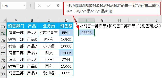 Excel教程：厉害了,我的SUMIFS函数