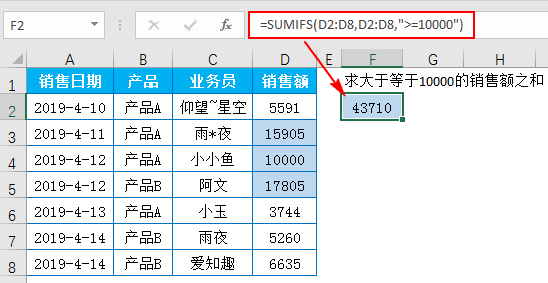 Excel教程：厉害了,我的SUMIFS函数