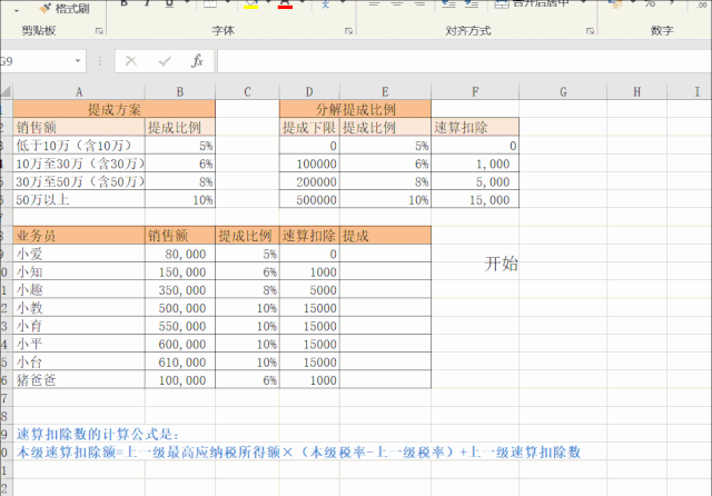 Excel教程：Index加Match组合计算阶梯提成