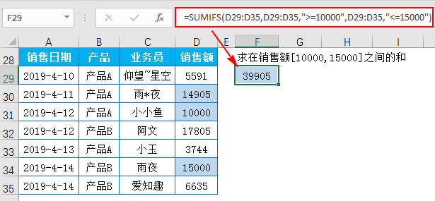 Excel教程：厉害了,我的SUMIFS函数