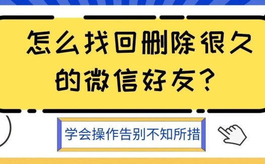 找回删除微信好友不再难！五个小技巧教你轻松搞定